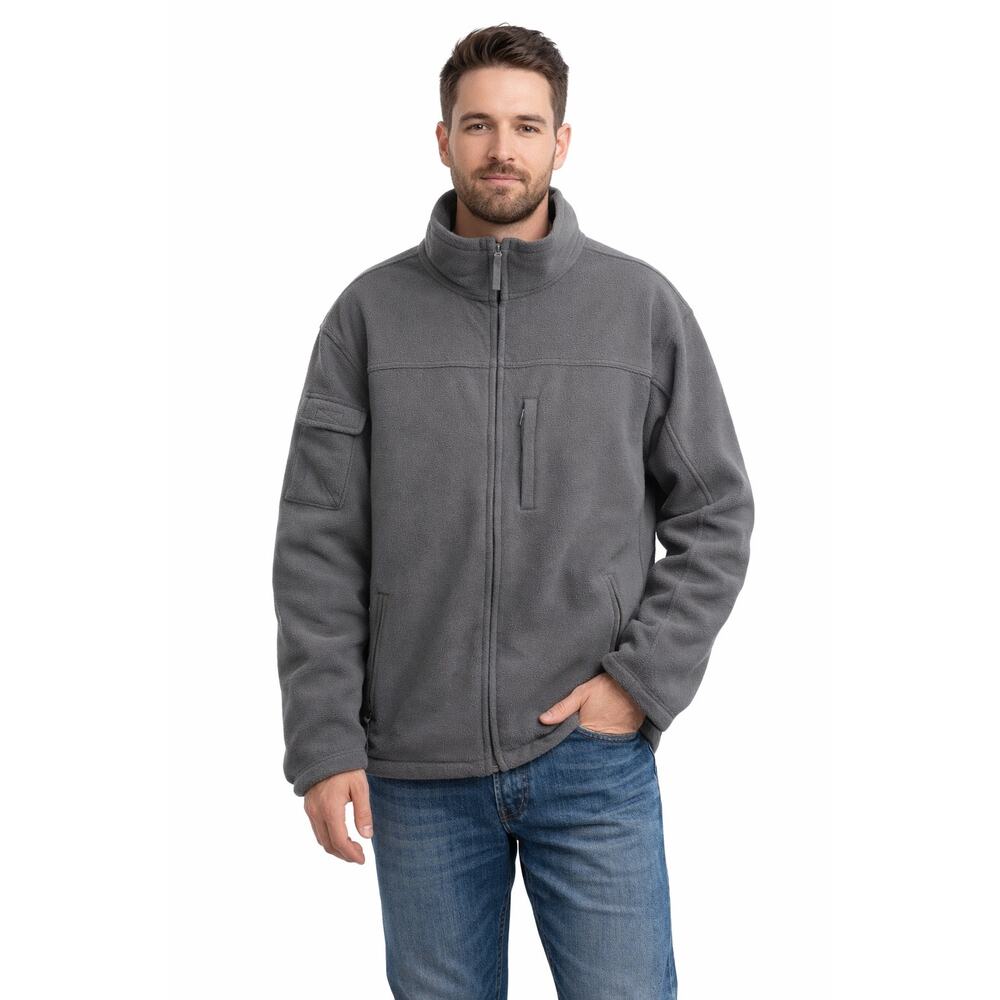 Duluth Trading Co.‎ Shoreman’s Fleece Windproof Jacket, Gray 2XL